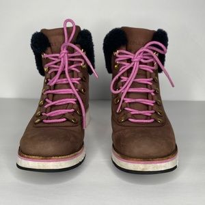 Cole Haan Zerogrand Explore Waterproof Hiking Boots Women’s Size 8B Chocolate